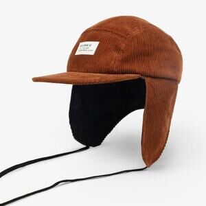 Scalpers Jordy P Brown Corduroy Ear Flap Winter Cap Hat Mens One Size
